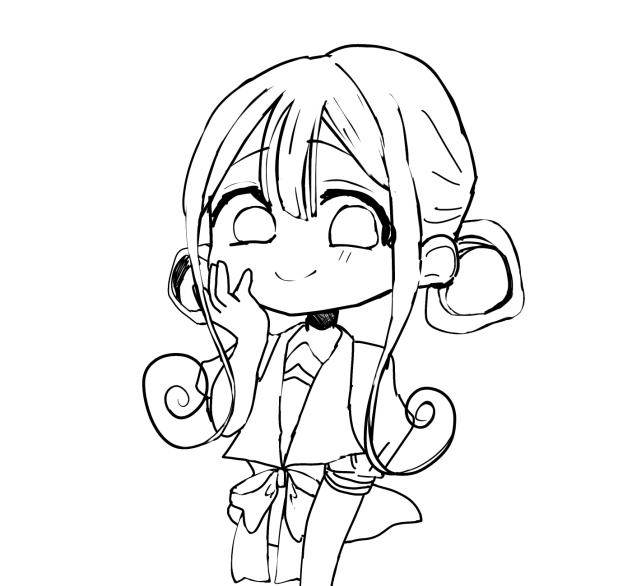 アオちゃん線画
