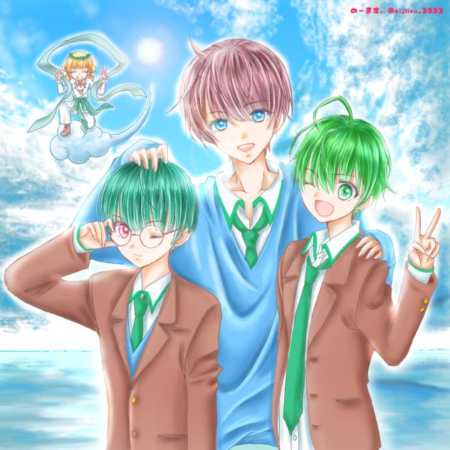 のーますさんの線画・お借りしました♪