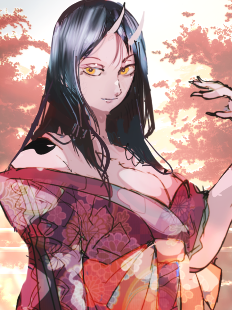 黄昏に鬼