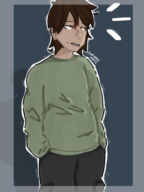 tired boy.. - ibisPaint