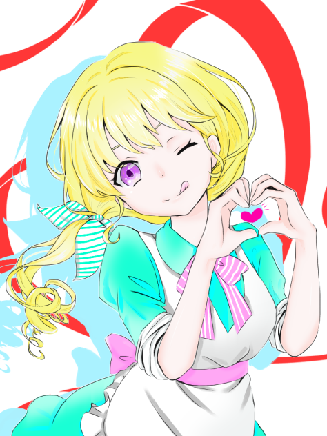 とろろ様の線画をお借りしました【塗ってみた】