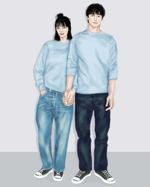 小松菜奈さんと坂口健太郎さん　ネット画像参照