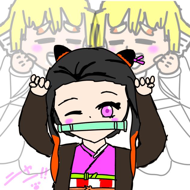 善逸&猫ねずこ