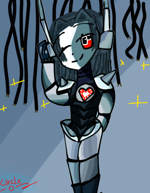 robot girl fanart