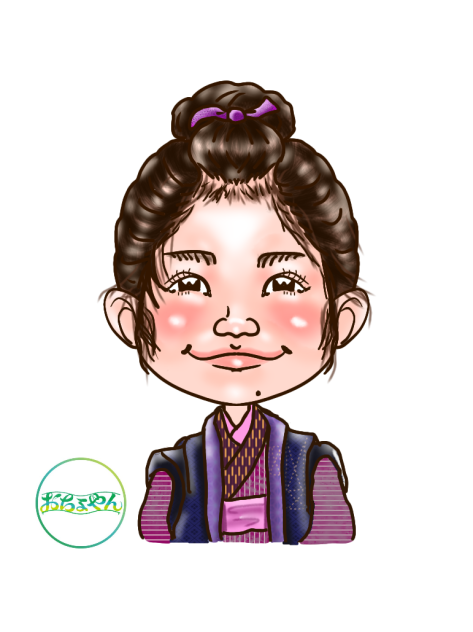 似顔絵 毎田暖乃（まいたのの） おちょやん子供役