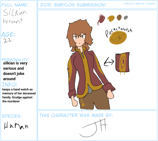 CHARACTER SUBMISSION FOR VERANO - ibisPaint