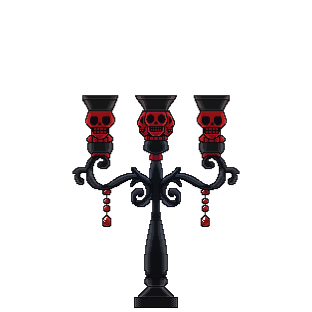 Gothic candle (pixel) 03