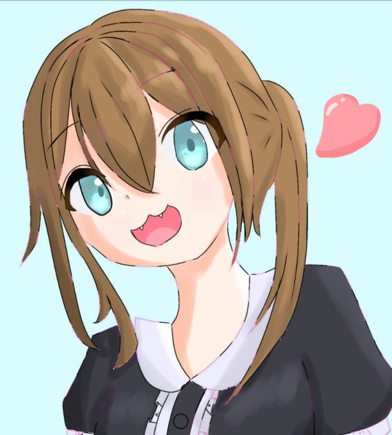 いとこの線画借りたお