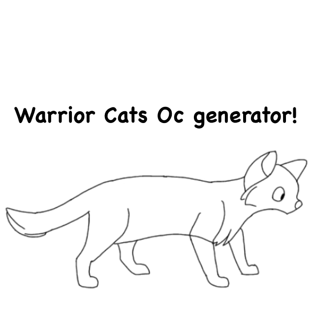 Warrior cats Oc generator - ibisPaint