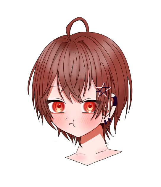 髪の毛の描きかたかえてみた！