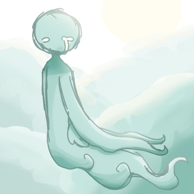 Blue ghost cloud thing