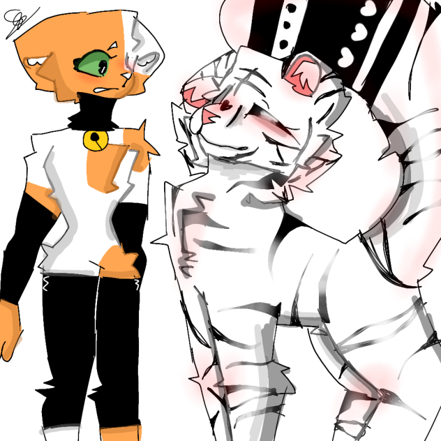 mika_kit and wildcraft tigress - ibisPaint
