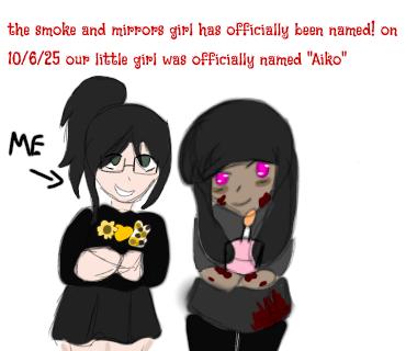 SMOKE AND MIRRORS GIRL HAS BEEN NAMED!