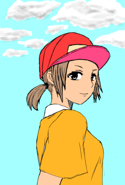 色黒な女の子！描いてみた