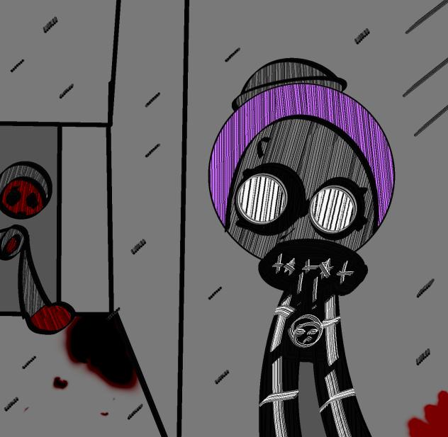 Larry lost his plush..uh oh.