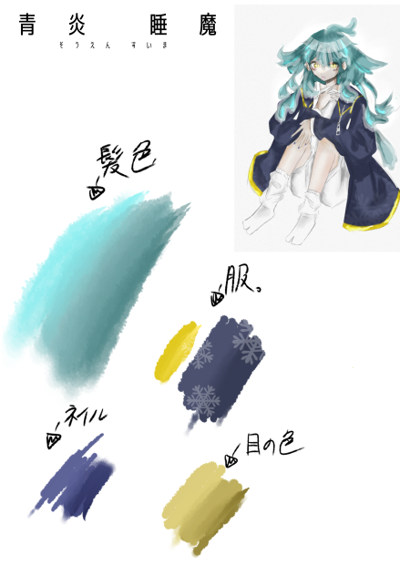 キャラデザですっ!!!!