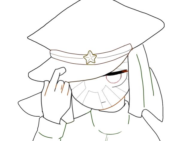 日帝　線画