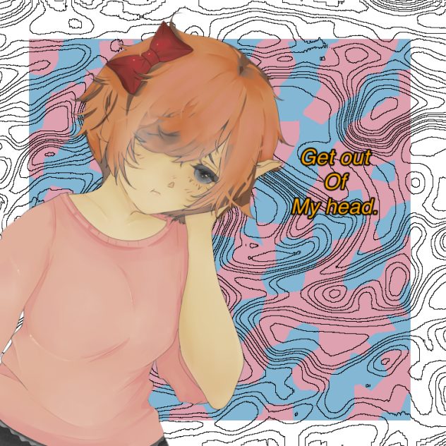 Get out of my head-Sayori Speedpaint