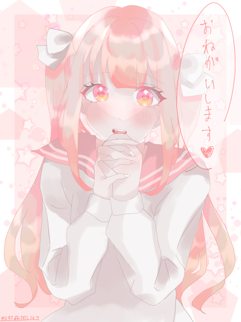 リク絵　あくあさんへ　❤︎ハートに溺れて❤︎