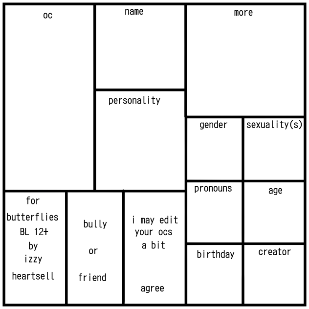 char sheet for butterflies - ibisPaint