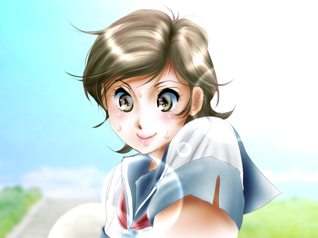 ❤️まだまだ暑いねっ❤️ -Rough Ver.-