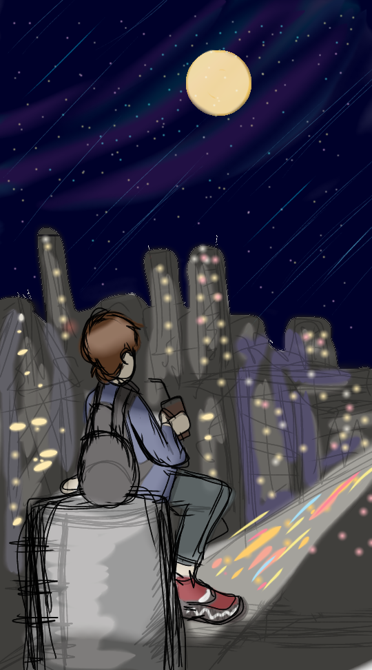 night and moon#1 - ibisPaint