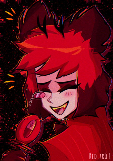 Alastor Fan Art • Hazbin Hotel