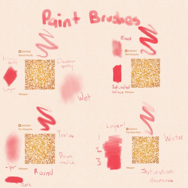 Realistic Paint Brushes