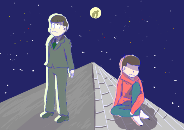 おそ松さん 24話の速度松 Ibispaint
