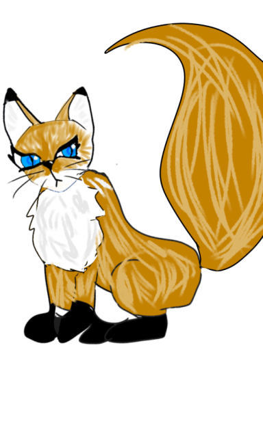 狐娘を描くつもりでした…