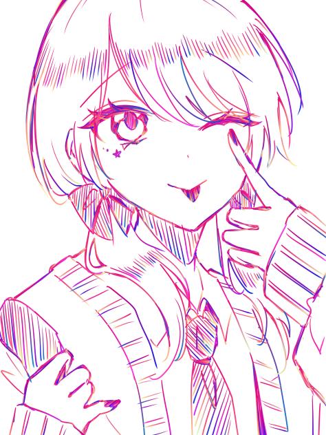 流行りのカラフルペンで描いてみた