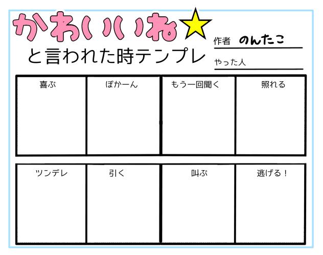 かわいいねと言われた時