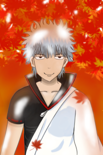銀さんと紅葉　【銀魂】