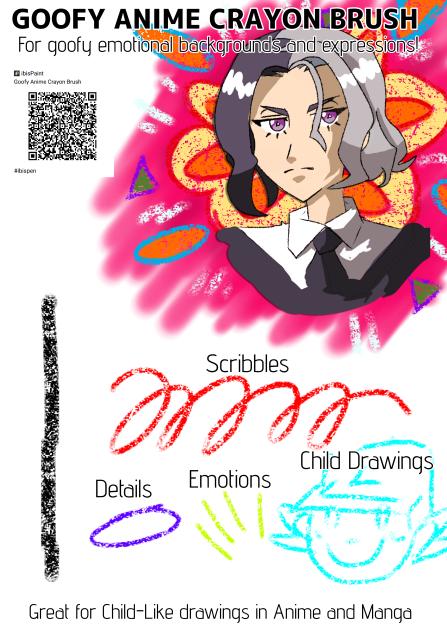 Anime Crayon Brush