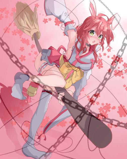【ホロライブ】さくらみこ　に兎耳をつけて描いてみた！