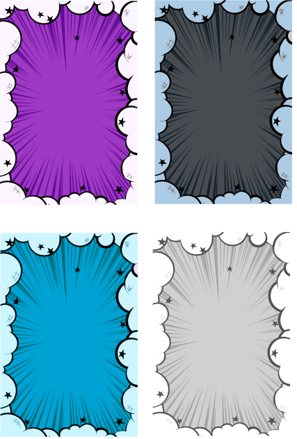 Retro pop styled Templets