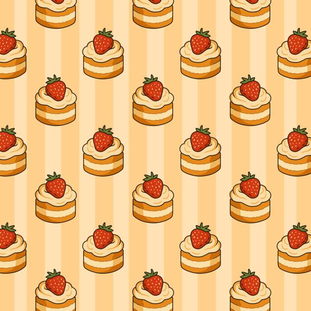 Strawberry cream background4