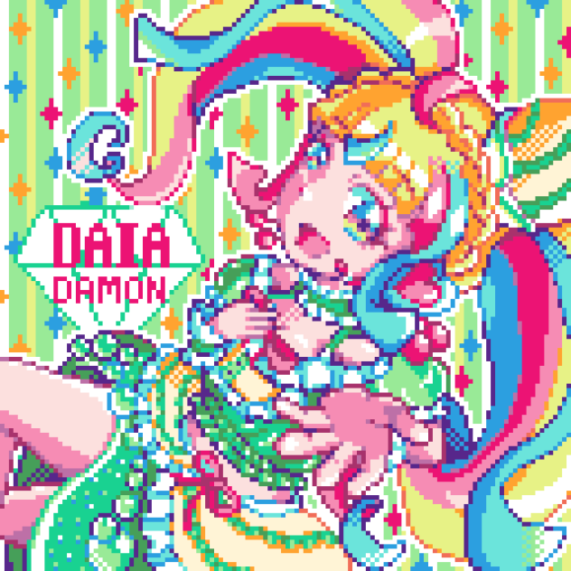 【ドット絵】だいあ白【プリチャン】