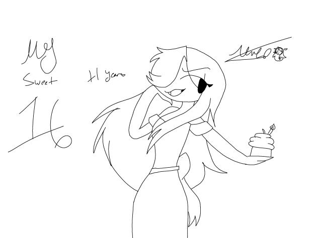 Crappy birthday art for me