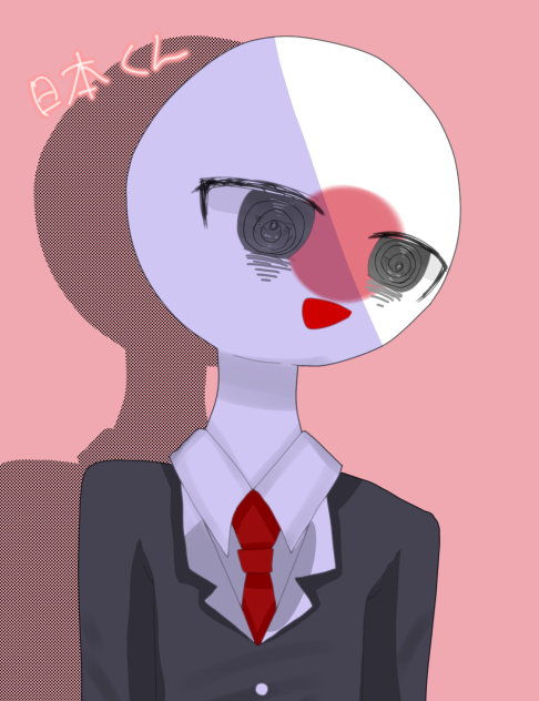 初描き日本くん