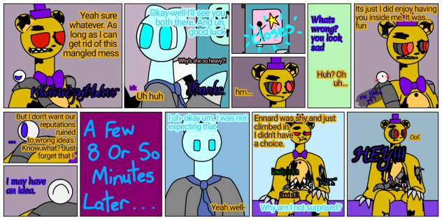 N-o seeing an End. p3 FNaF fanmade comic