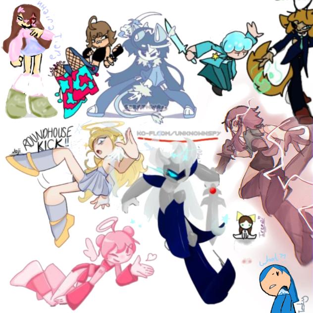 I think I was lazy in this collab