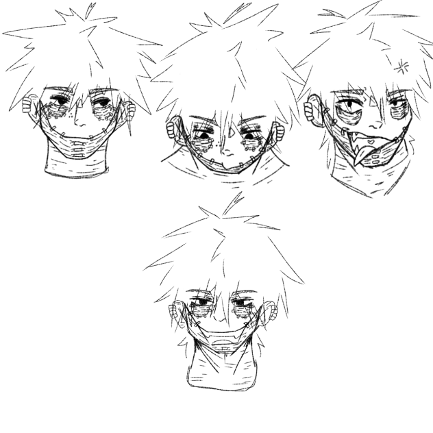 Dabi mha scratches