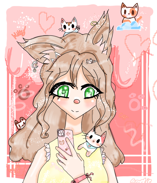 🌺🐱☁️🤍
