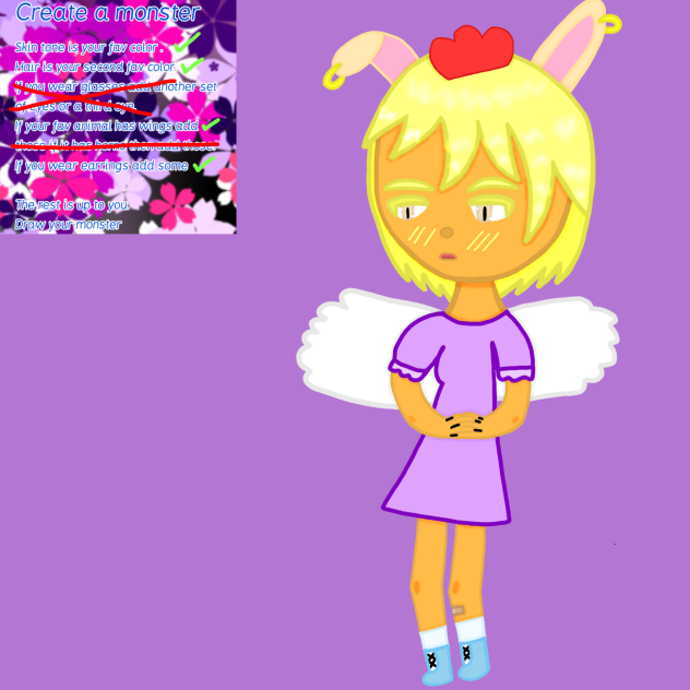I did the Monster OC challenge - ibisPaint