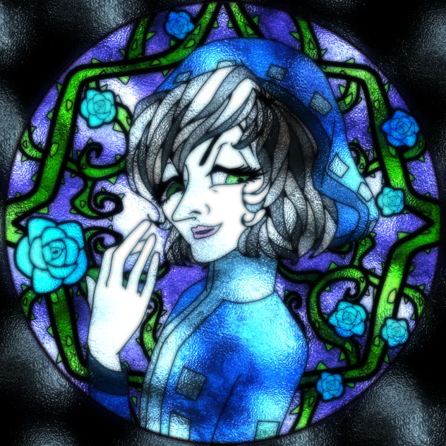 Blue wish rose