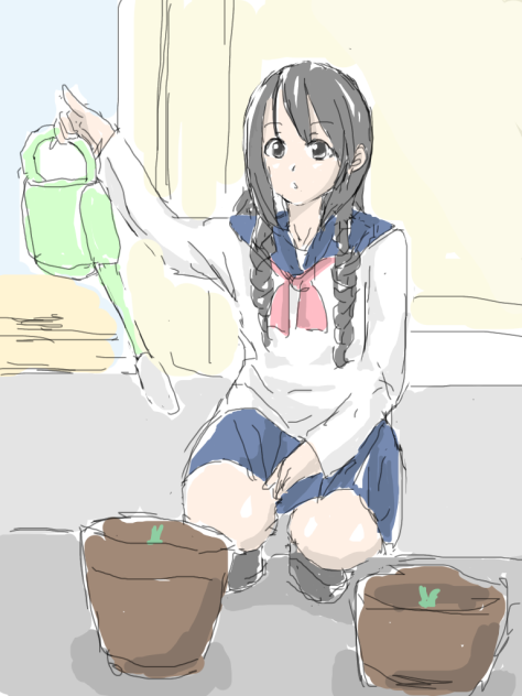 植物係女の子