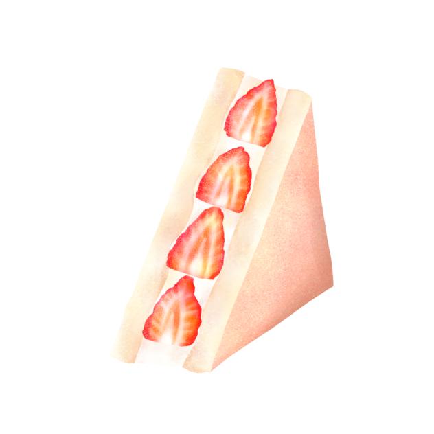 Strawberry sandwich