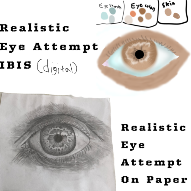 Paper VZ Digital realistic eye
