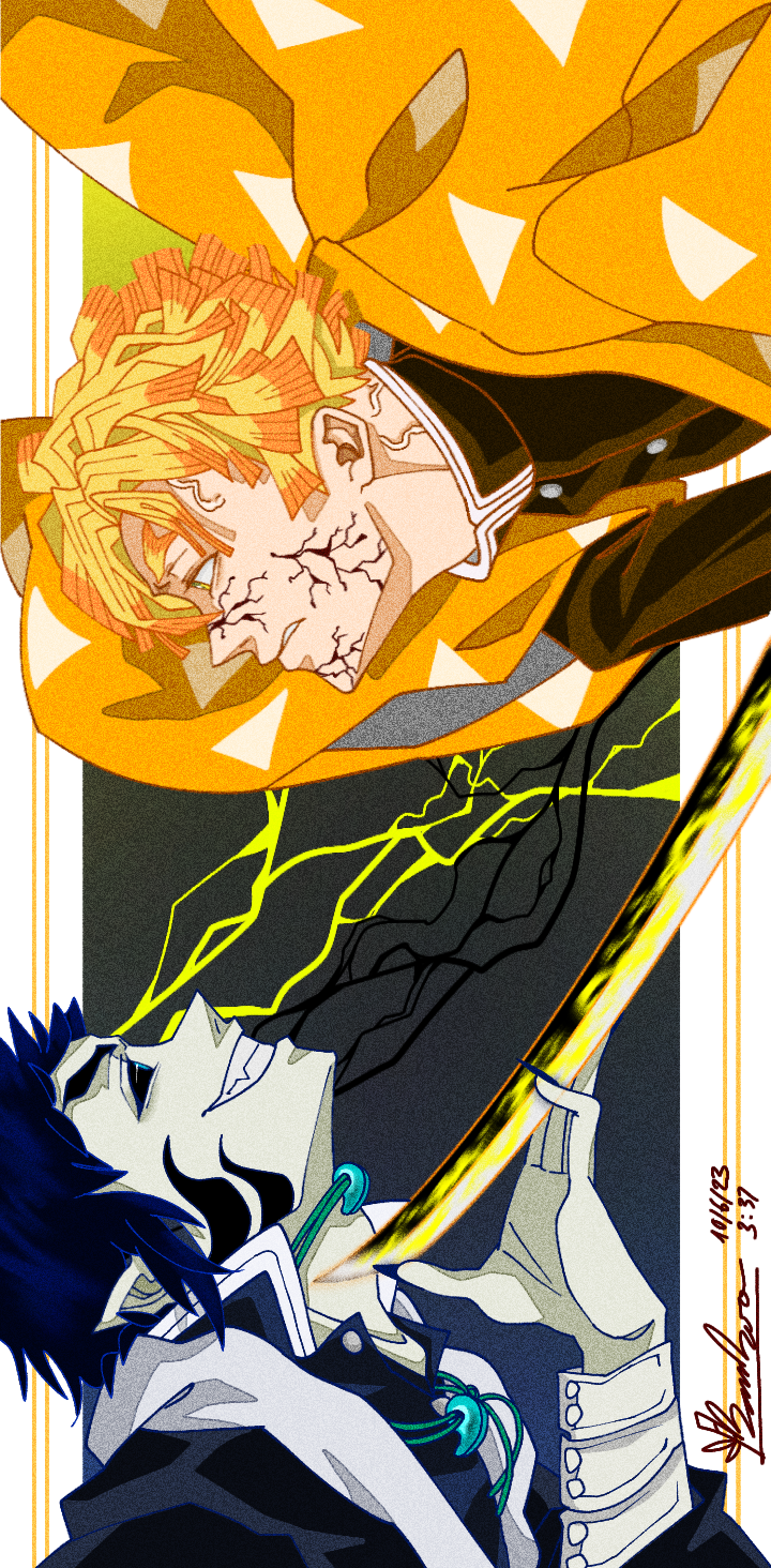 善逸vs獪岳』 - ibisPaint